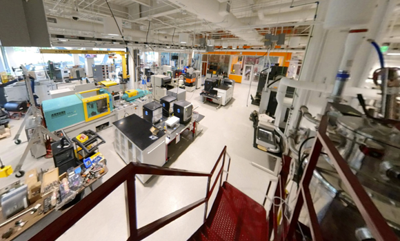 Inside the Center for Additive Manufacturing and Logistics (Courtesy North Carolina State University)
