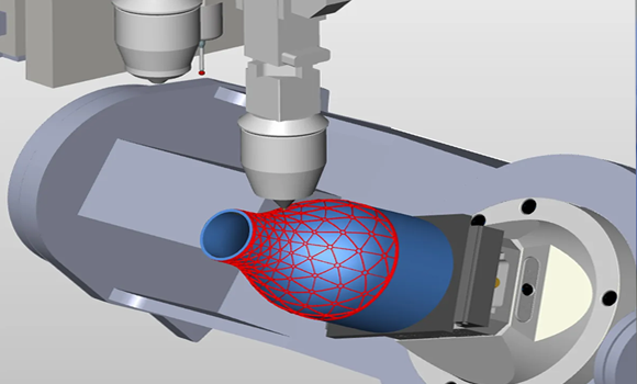 The hyperMILL VIRTUAL Machining capability is now available for Additive Manufacturing processes (Courtesy Open Mind Technologies)