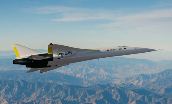 Boom Supersonic’s XB-1 broke the sound barrier on January 28, 2025 (Courtesy Boom Supersonic)