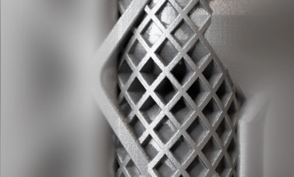 Detail of a flow module additively manufactured by an EOS customer using IN718 API (Courtesy EOS)