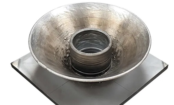 An example of an additively manufactured part produced using Sciaky’s EBAM technology (Courtesy Sciaky)