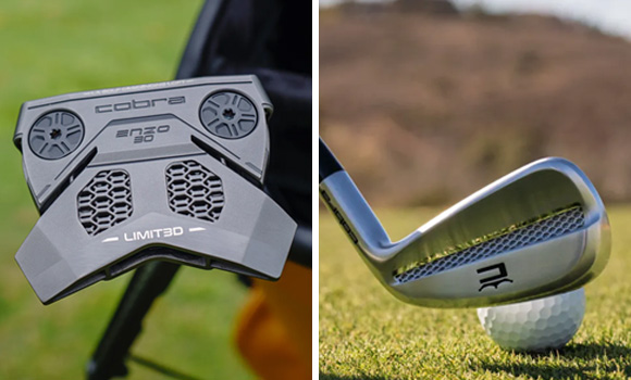 Cobra Golf has continued its use of metal Additive Manufacturing with the release of its new LIMIT3D putters and 3DP Tour Irons (Courtesy Cobra Golf)