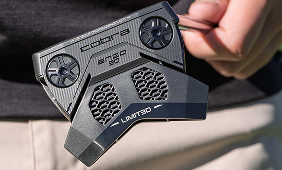 The LIMIT3D Enzo putter is additively manufactured from 316L stainless steel using HP’s Metal Jet Additive Manufacturing technology (Courtesy Cobra Golf)
