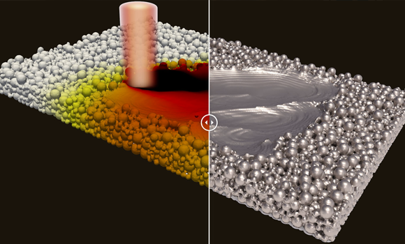FLOW-3D2025R1 now includes FLOW-3D AM, a powerful simulation tool for advancing Additive Manufacturing technologies (Courtesy Flow Science)