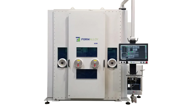 FormAlloy Technologies Inc. debuted the X5R at RAPID + TCT and the AeroDef 2025 Conference (Courtesy FormAlloy Technologies)
