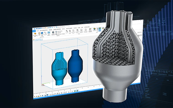 Materialise launched its Magics software alongside partnerships with Raplas and One Click Metal at RAPID + TCT (Courtesy Materialise)