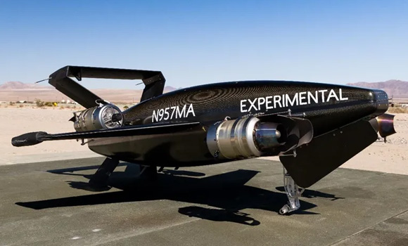 The Mayman Aerospace RAZOR platform features four micro gas turbines (Courtesy Mayman Aerospace)