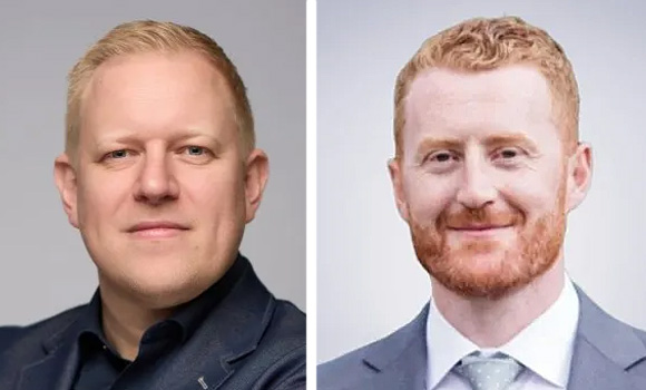 Peter Jacobsen, President, Quickparts EMEA, and Aidan O’Sullivan, President, Quickparts Americas (Courtesy Quickparts)