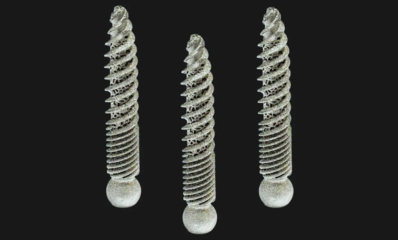 Eminent Spine has achieved FDA 510(k) approval for its additively manufactured titanium pedicle screw (Courtesy Eminent Spine)