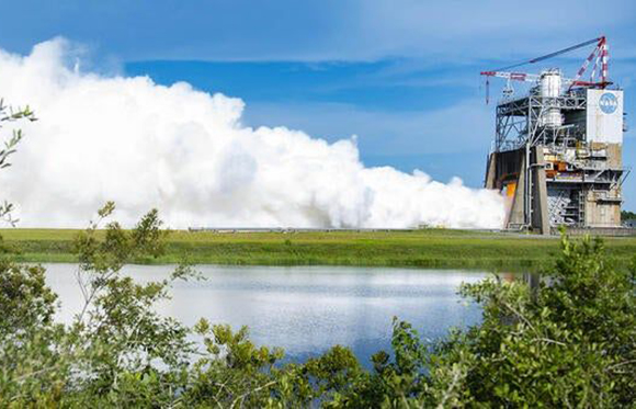 NASA and L3Harris Technologies have successfully test-fired the first RS-25 rocket engine (Courtesy L3Harris)