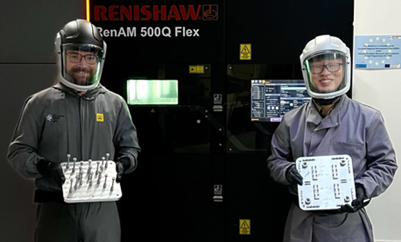 The Renishaw RenAM 500Q will be used at Irish Manufacturing Research for the development of novel aerospace materials (Courtesy Renishaw)