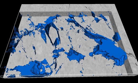 AI-assisted segmentation sped up analysis, with deep learning quickly identifying and segmenting porosity features, improving overall assessment efficiency (Courtesy Thermo Fisher Scientific)