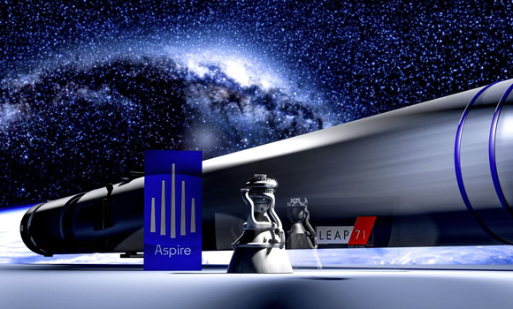 Aspire Space and LEAP 71 have announced a strategic partnership to develop a new large reusable launch vehicle (Courtesy Aspire Space/LEAP 71)