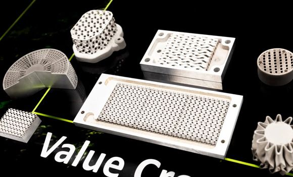 By enabling complex, lightweight, and thermally efficient parts that are not possible through conventional means, Binder Jetting opens new doors for manufacturers to reduce material waste, lower component weight, and optimise energy use, without compromising structural integrity or performance (Courtesy Ricoh 3D)