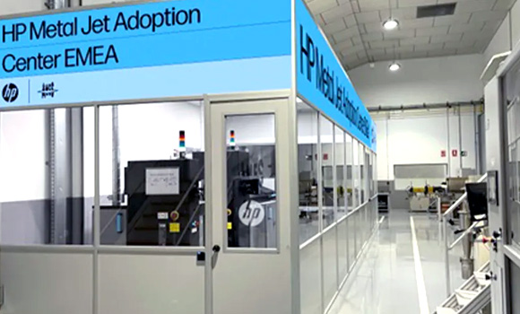 AMES opened the HP Metal Jet Adoption Center EMEA at its Barcelona facility in November 2024 (Courtesy AMES)