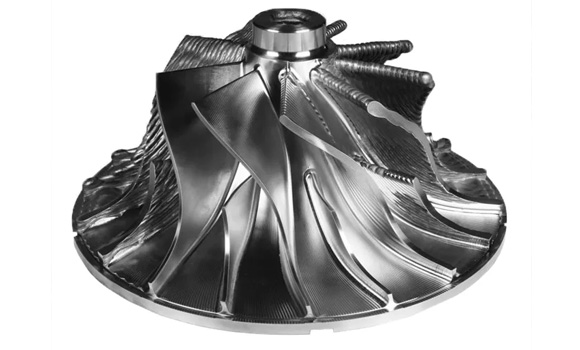 Examples, such as the repaired impeller above, will be on show to illustrate the possibilities of DED (Courtesy Gefertec GmbH)