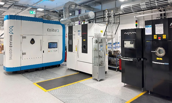 The Innovation Centre Additive Manufacturing ICAM at Fraunhofer IFAM Dresden now houses three Electron Beam Powder Bed Fusion machines (Courtesy Fraunhofer IFAM )