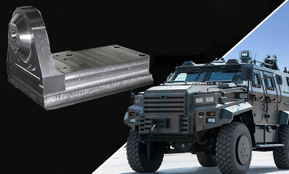 MetalWorm and Nurol Makina have collaborated to produce a critical connection component for armoured vehicles (Courtesy MetalWorm)