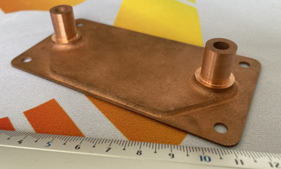 TEMISTh is researching the use of copper Additive Manufacturing to produce custom heat exchangers (Courtesy TEMISTh)