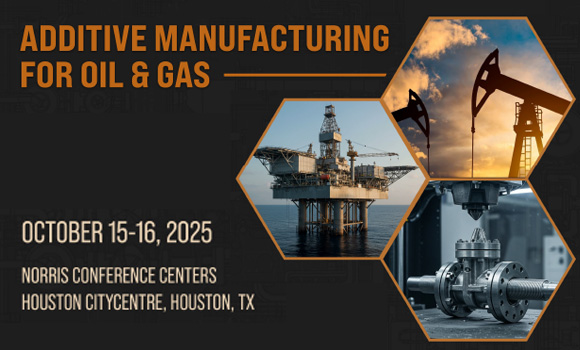 The Additive Manufacturing for Oil & Gas Summit will take place from October 15 to 16 in Houston, Texas, USA (Courtesy ASI)