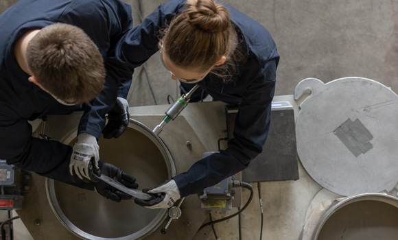 The $12.5 million will be applied to purchase orders for major capital equipment required for the next stage of capacity scale-up to over 1,000 metric tons per year at the Virginia Titanium Manufacturing Campus (Courtesy IperionX)