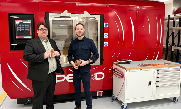 WarpSPEE3D metal AM machine installed at the University of Sydney’s Sydney Manufacturing Hub (Courtesy SPEE3D)