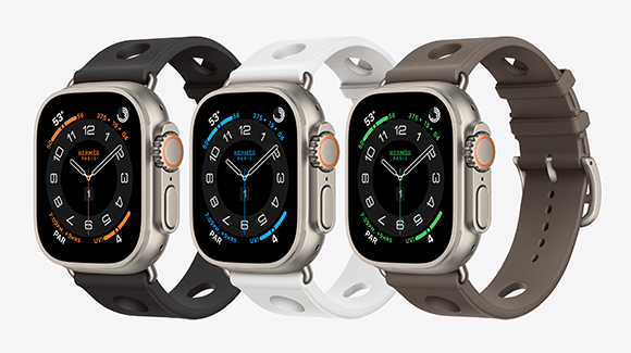 Fig. 4 Apple Watch Ultra 3’s additively manufactured titanium cases with ‘natural’ finishes (Courtesy Apple)