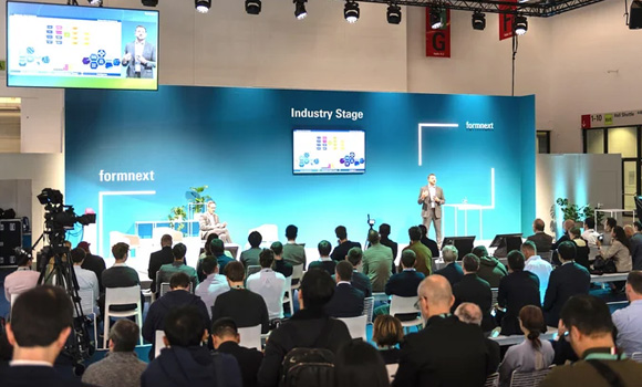 Formnext 2025 will feature presentations held across three stages, open to all visitors (Courtesy Mesago Messe Frankfurt)