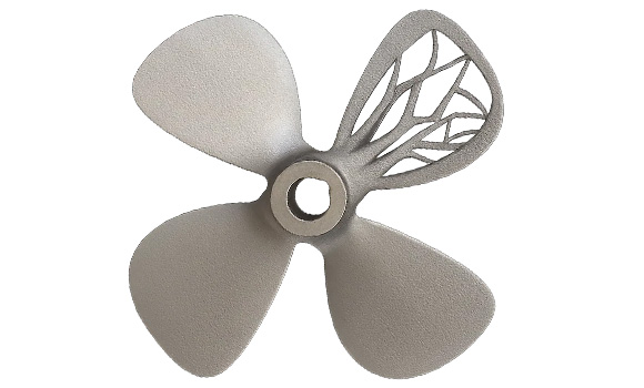 Conceptual render of the Digitally Enabled Efficient Propeller (Courtesy Enki Marine)