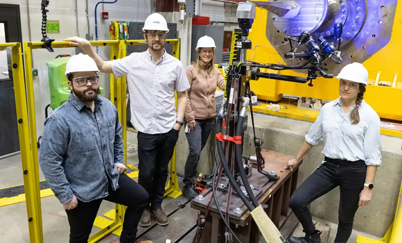 Metal Additive Manufacturing can be used for hydropower components that are now hard to find, saving engineers time and money (Courtesy Joe DelNero, NREL)