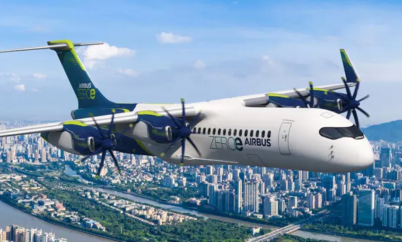 Conflux is developing an advanced heat exchanger, using Additive Manufacturing, for Airbus’ ZEROe project–focused on delivering a commercially viable, fully electric, hydrogen-powered commercial aircraft into service (Courtesy Airbus)