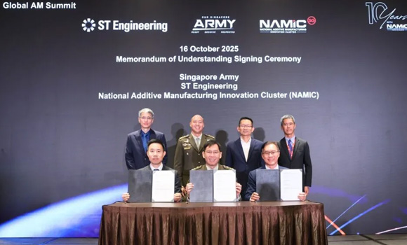 NAMIC has partnered with the Singapore Army and ST Engineering’s Land Systems to advance operational agility and strengthen supply chain resilience through the adoption of AM (Courtesy NAMIC)