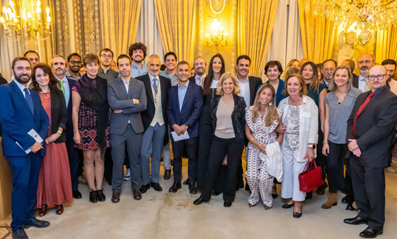 Professor Torralba was accompanied by colleagues from IMDEA and UC3M, as well as family, friends, and former doctoral students (Courtesy IMDEA Materials Institute)