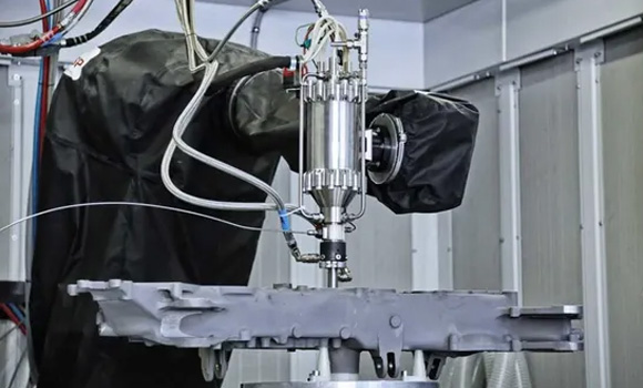 Cold Spray used for repairing parts (Courtesy Impact Innovations)