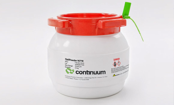 Continuum Powder’s Direct Powder Feeder enables unused AM powder to be reclaimed and reintroduced into powder production (Courtesy