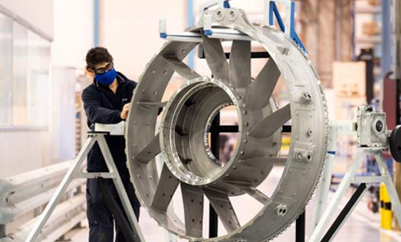 The Tail Bearing Housing additively manufactured via Renishaw’s Additive Manufacturing technology (Courtesy ITP Aero)