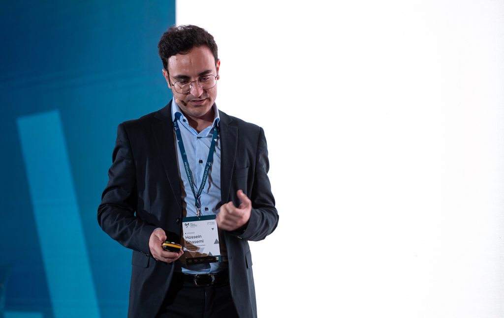Fig. 7 Dr Hossein Ghasemi from Switzerland Innovation Park Biel/Bienne (Courtesy Vicenza Symposium)