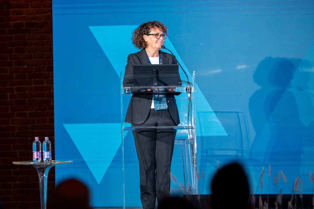Fig. 10 Associate Professor Nora Lecis from Politecnico di Milano (Courtesy Vicenza Symposium)