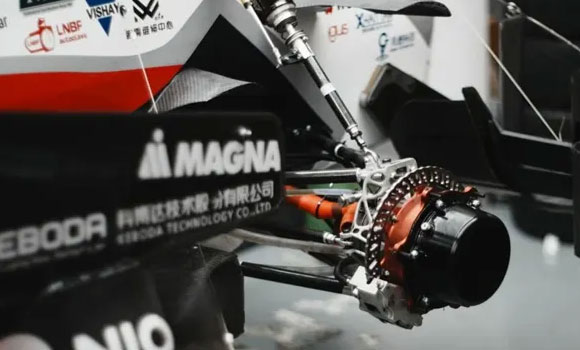 BLT produced uprights for the Tongji Electric Racing Team (Courtesy BLT)