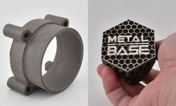 The Metal 1.0 AM machine can process 316L stainless, Inconel 718 and bronze, with copper reported to be in development (Courtesy Metal-Base)