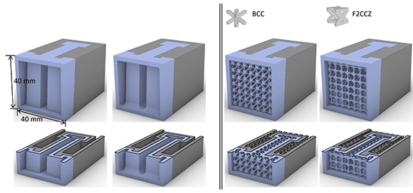 Further development and optimisation of connection elements: variants of the sigma node, with an overall view shown above and the corresponding sectional view shown below (Courtesy RWTH DAP)
