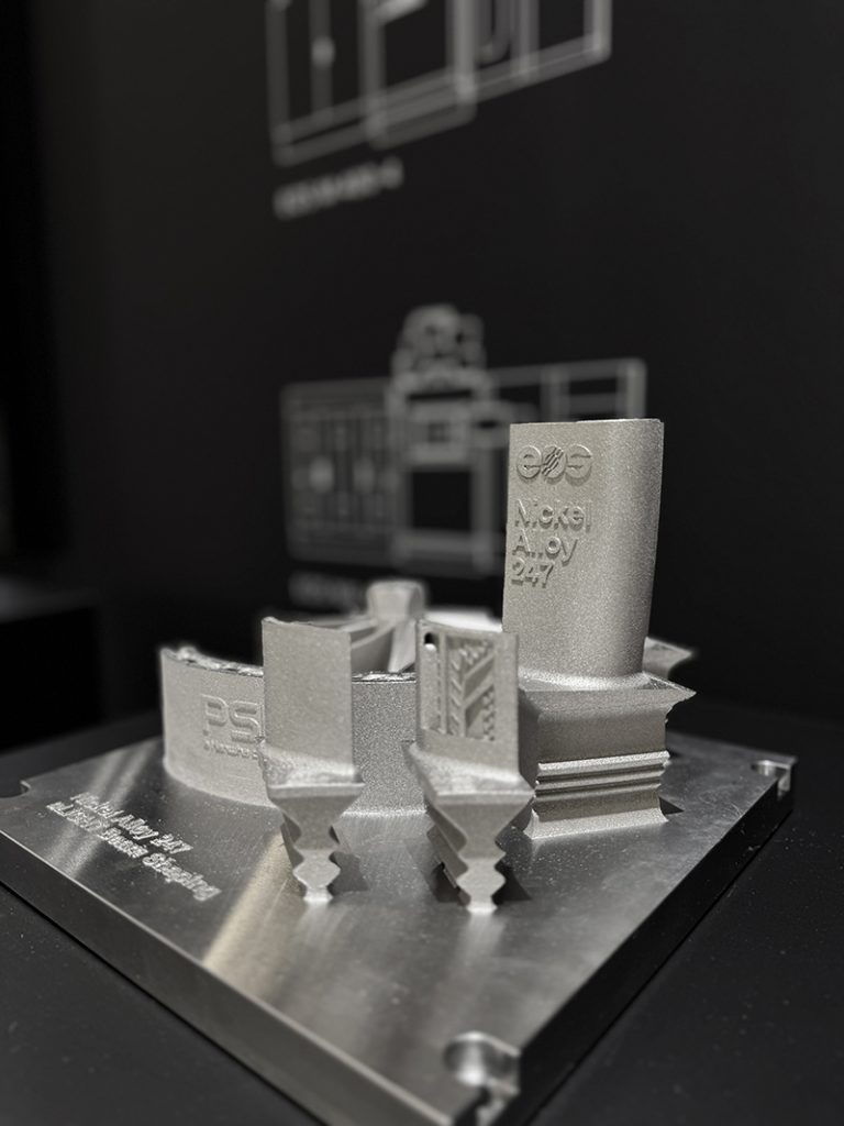 Fig. 12 Demonstrator components manufactured from Nickel Alloy 247 by PSM on an EOS M 290 FLX using beam shaping technology (Courtesy Metal AM)