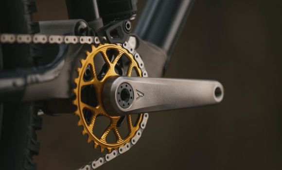 Atherton's additively manufactured cranks feature an internal structure that balances strength and weight (Courtesy Atherton Bikes)