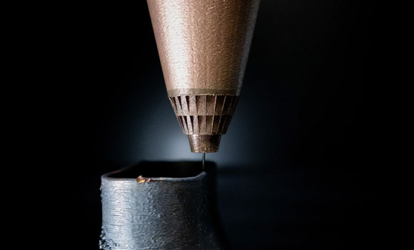 The multi-material head is available as an add-on for the AconityWIRE Additive Manufacturing machine or as a standalone module (Courtesy Aconity3D)