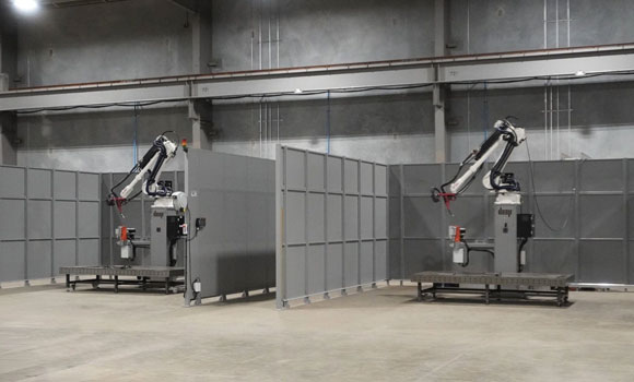 The Houston site will house four WAAM robotic machines at its launch, with additional machines planned throughout the year (Courtesy DEEP Manufacturing)