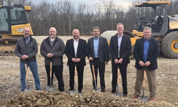 6K Additive’s leadership team officially breaking ground on the expansion (Courtesy 6K Additive)