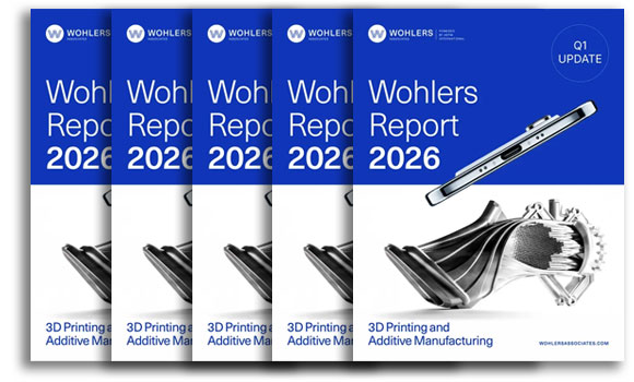 The Q1 update to the Wohlers Report 2026 Report has been published (Courtesy Wohlers Associates)