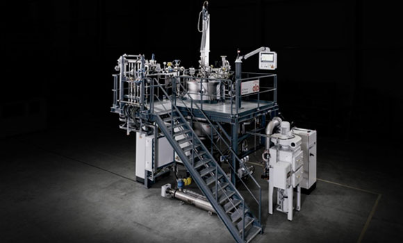 Amaero has two EIGA Premium atomisers from ALD Vacuum Technology GmbH for the production of high-quality spherical metal powders. A third is expected to be commissioned this year (Courtesy ALD Vacuum Technology GmbH)