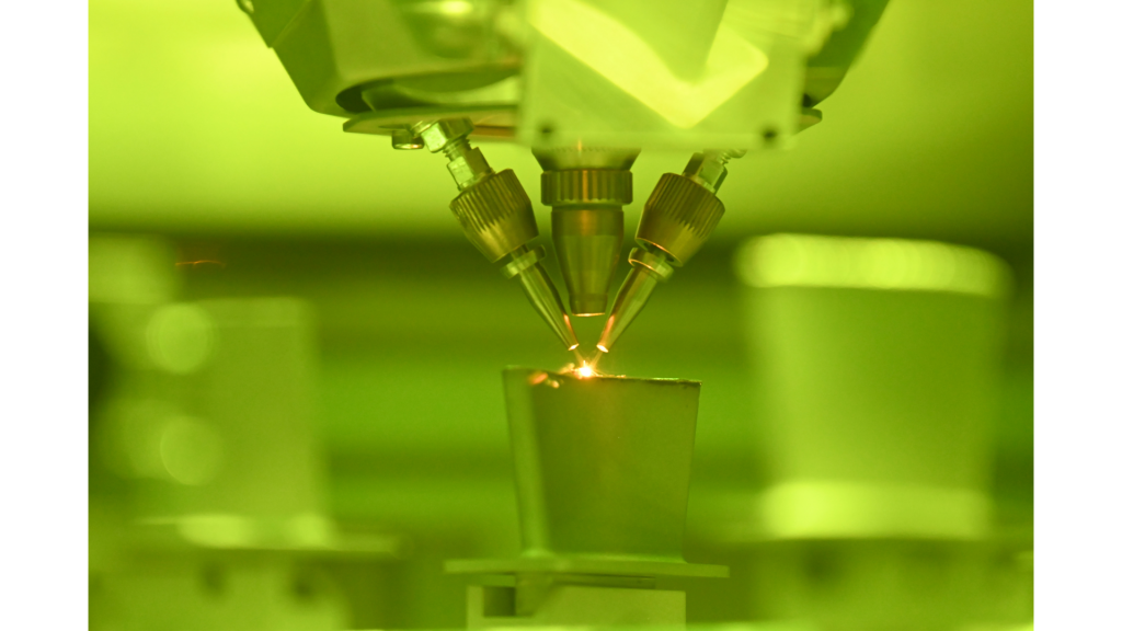 Fig. 2 Nikon’s early venture into metal Additive Manufacturing focused on Directed Energy Deposition, resulting in its Lasermeister product line (Courtesy Nikon) 