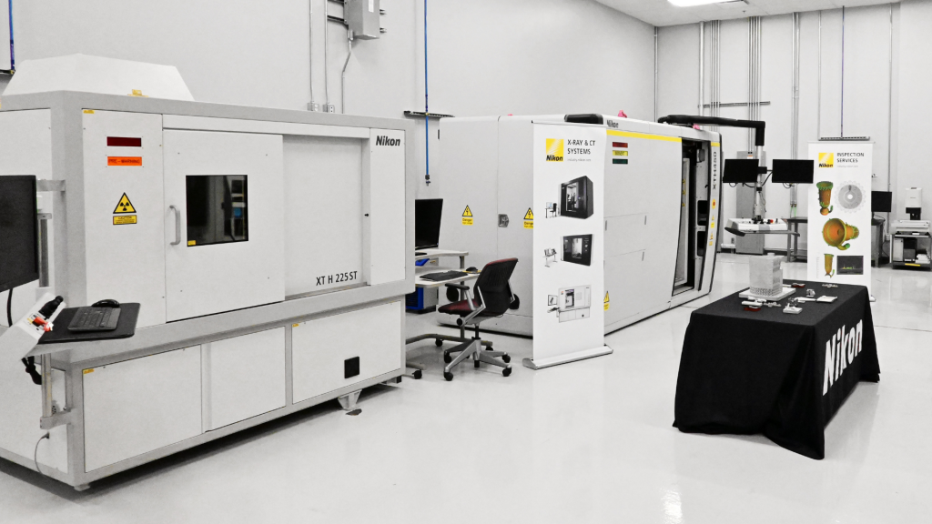 Fig. 3 Metrology and inspection area at Nikon’s AM Technology Center, including X-ray and computed tomography (CT) systems (Courtesy Nikon)